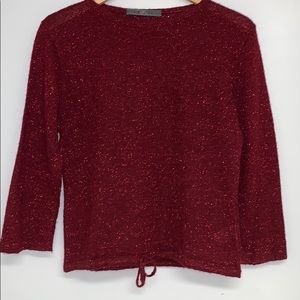 💥TOPS SALE💥 NWOT CAROLL SWEATER IN BURGUNDY RED